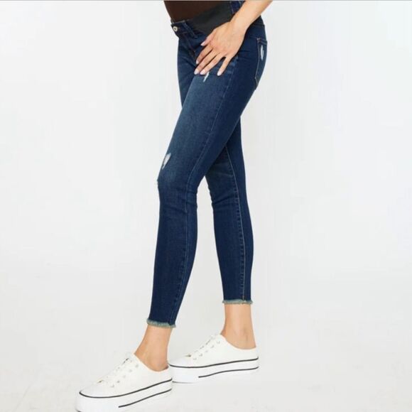 Kancan Annie Maternity Jeans Distressed 9/28 NEW - Picture 14 of 16